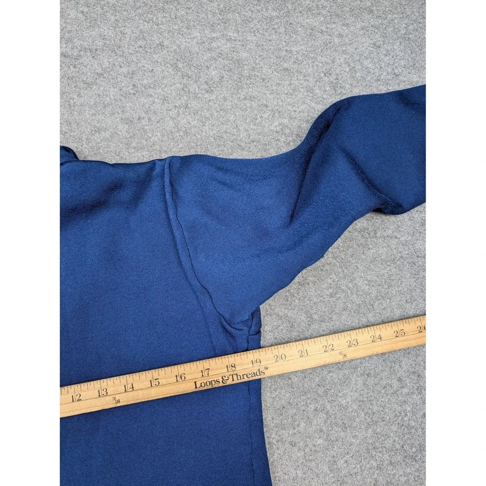 Vintage Patagonia Pullover Mens Medium Blue Capilene 1/4 Zip Fleece USA Hiking